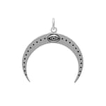 Hunting Moon Eye Recycled Silver Necklace