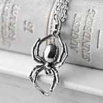 Spider Sterling Silver Necklace