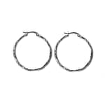 Lizzy Stainless Steel Hoop Earrings