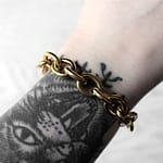 Chrissie Stainless Steel Gold Chain Bracelet