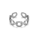 Unchained Stainless Steel Adjustable Chain Ring
