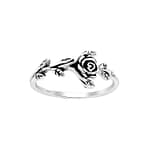 Roselyn Sterling Silver Rose Ring