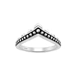 Sherah Sterling Silver Chevron Stacking Ring