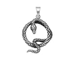 The Queens Serpent Silver Snake Necklace