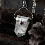 Warrior Woman Clear Crystal Necklace