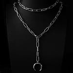 Chloe Versatile Stainless Steel Longline Necklace