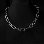 Curtis Oval Link Statement Chain Necklace