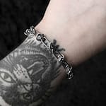 Kurt Stainless Steel Knot Chain Bracelet