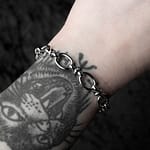 Haily Stainless Steel Oval Link Bracelet