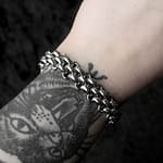 Harlow Wide Stainless Steel Bracelet