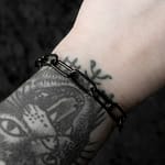 Parker Stainless Steel Black PaperClip Bracelet