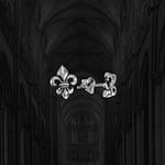 Fleur De Lis Earrings Silver Studs