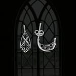 Modern Gothic Architecture Marquise Earrings