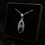 Adina Onyx Sterling Silver Pendant