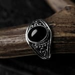 Aelia Onyx Silver Ring