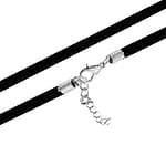 Sasha Black Vegan Suede Choker