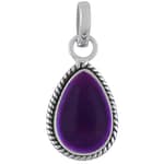 Isolde Teardrop Amethyst Crystal Necklace
