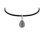 Isolde Teardrop Rutile Crystal Necklace