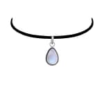 Isolde Teardrop Moonstone Crystal Necklace