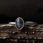 Theia Labradorite Silver Ring