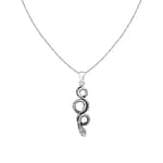 Nira Necklace with Snake Silver