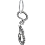 Sylp Snake Hoop Earring Stainless Steel