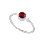 Brianna January Birthstone Ring Garnet
