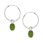 Brione August Birthstone Earrings Peridot