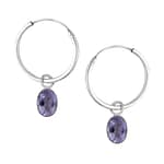Brione February Birthstone Earrings Amethyst
