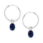 Brione September Birthstone Earrings Iolite