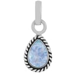 Indra Moonstone Crystal Sterling Silver Necklace