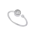 Brianna April Birthstone Ring Clear Quartz