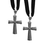 Bold Skull Cross Necklace