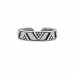 Sacred Geometry Silver Mid Ring