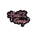 Beat it Creep Woven Patch by Punky Pins
