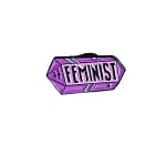 Feminist Crystal Enamel Pin by Punky Pins