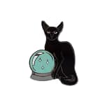 Fortune Teller Cat Pin by Punky Pins
