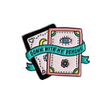 Tarot Card Demons Enamel Pin