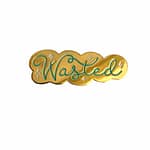 Wasted enamel pin
