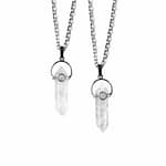 Levitate Crystal Quartz Bullet Necklace