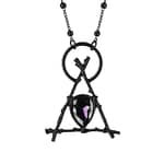 Branch Delta Black Necklace