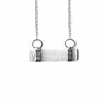 Elevate Selenite Silvertone Necklace