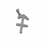 Stainless Steel Sagittarius Symbol Necklace