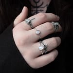 Theia Moonstone Silver Ring