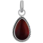 Isolde Teardrop Garnet Crystal Necklace