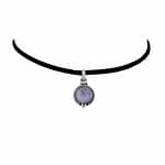 Riya Moonstone Silver Choker