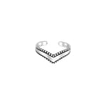 Carmen Cheveron Midi Ring