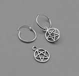 pentagram-sterling-silver-mini-hoops-2