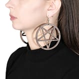 pentagram-wooden-errings-brown-hellaholics