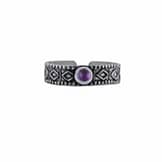 aranza-sterling-silver-mid-ring-amethyst-front